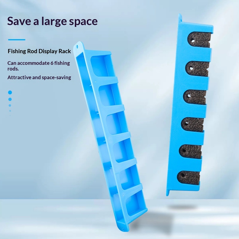 Multifunctional Wall-mounted Lure Fishing Rod Display Rack