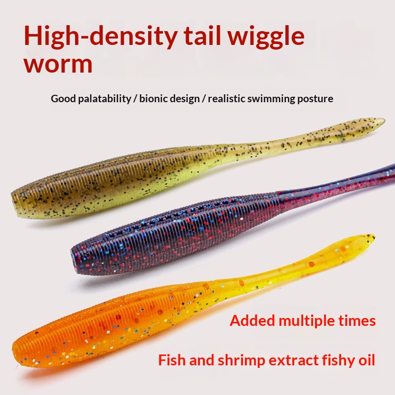 Lure Lead Free Drop Shot Rig Drifting Bait With Added Salt And Fishy Scent