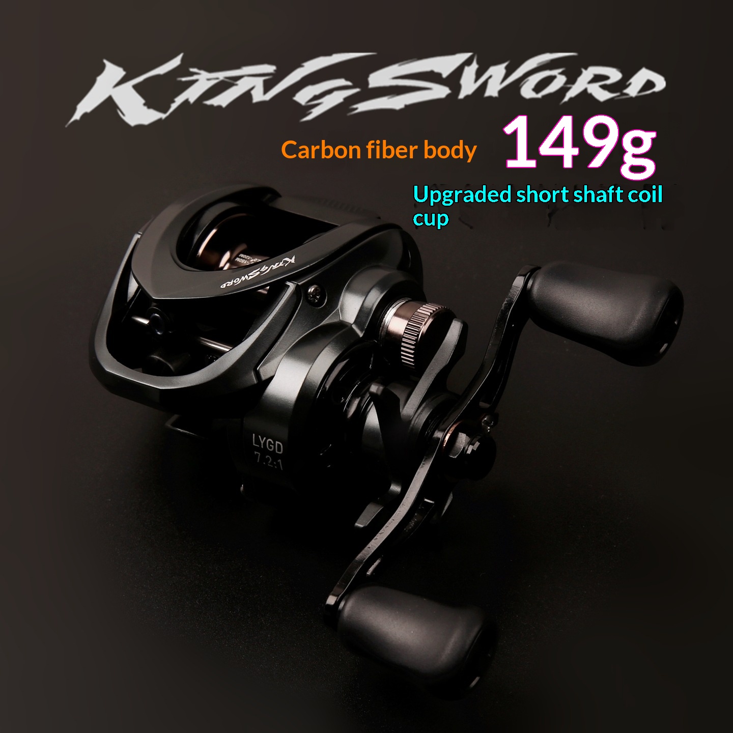 Ultra-light Carbon-fiber Main Body Long-cast Baitcasting Reel
