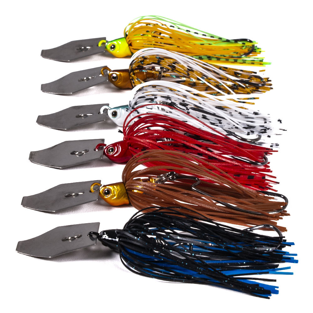 Luya Bait Whisker Guy Jig Metal Composite Glitter Lead Head Hook