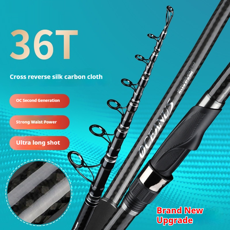 Newly Upgraded Sparkling Lake Sea Rod, Casting Rod, Long-distance Fishing Rod Ultra-hard…