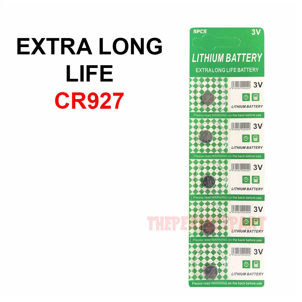 5-Pack CR927 DL927 BR927 LM927 KCR927 927 Lithium Battery 3V Button Cell Watch US