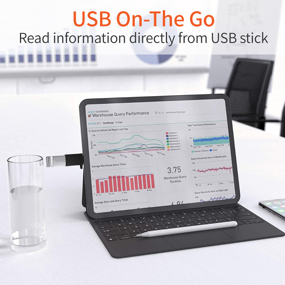 OTG Adapter Compatible With USBDrivesTo USB 30 Female ConverterHigh quality
