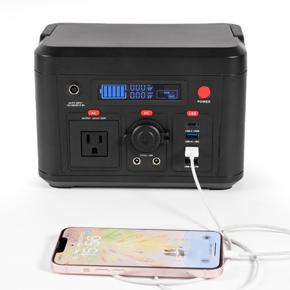 Outdoor Emergency Backup Solar Generator For Energy Storage