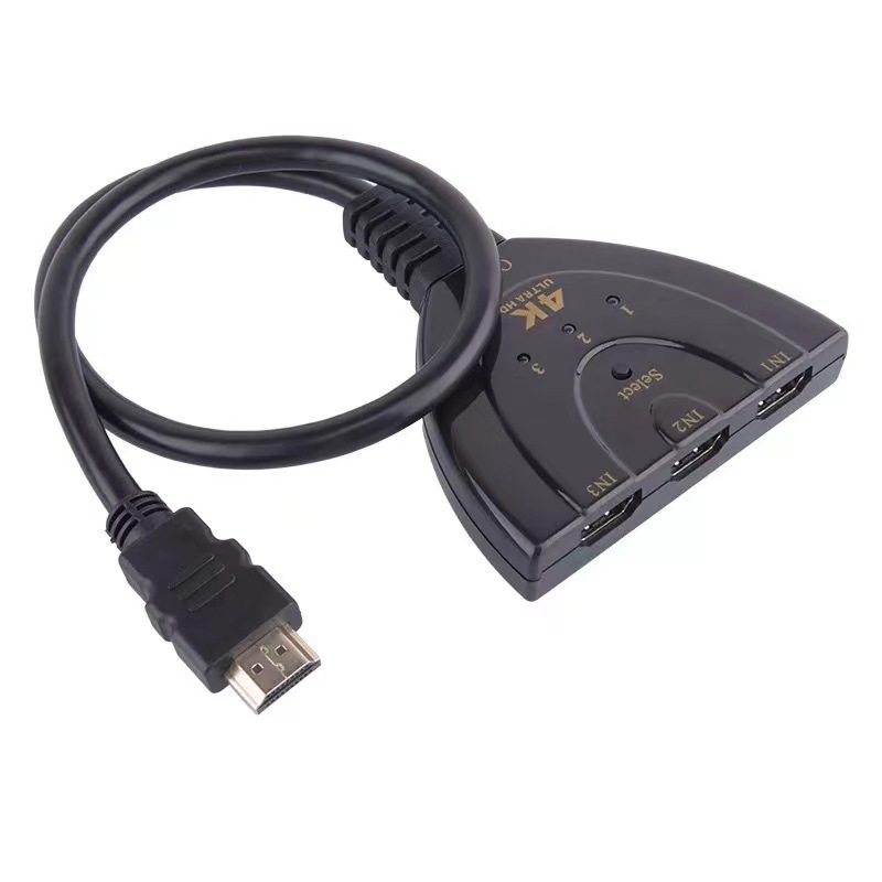 HDMI 3-in-1 With 4K2K High-definition Pigtail 1-in-3 Out