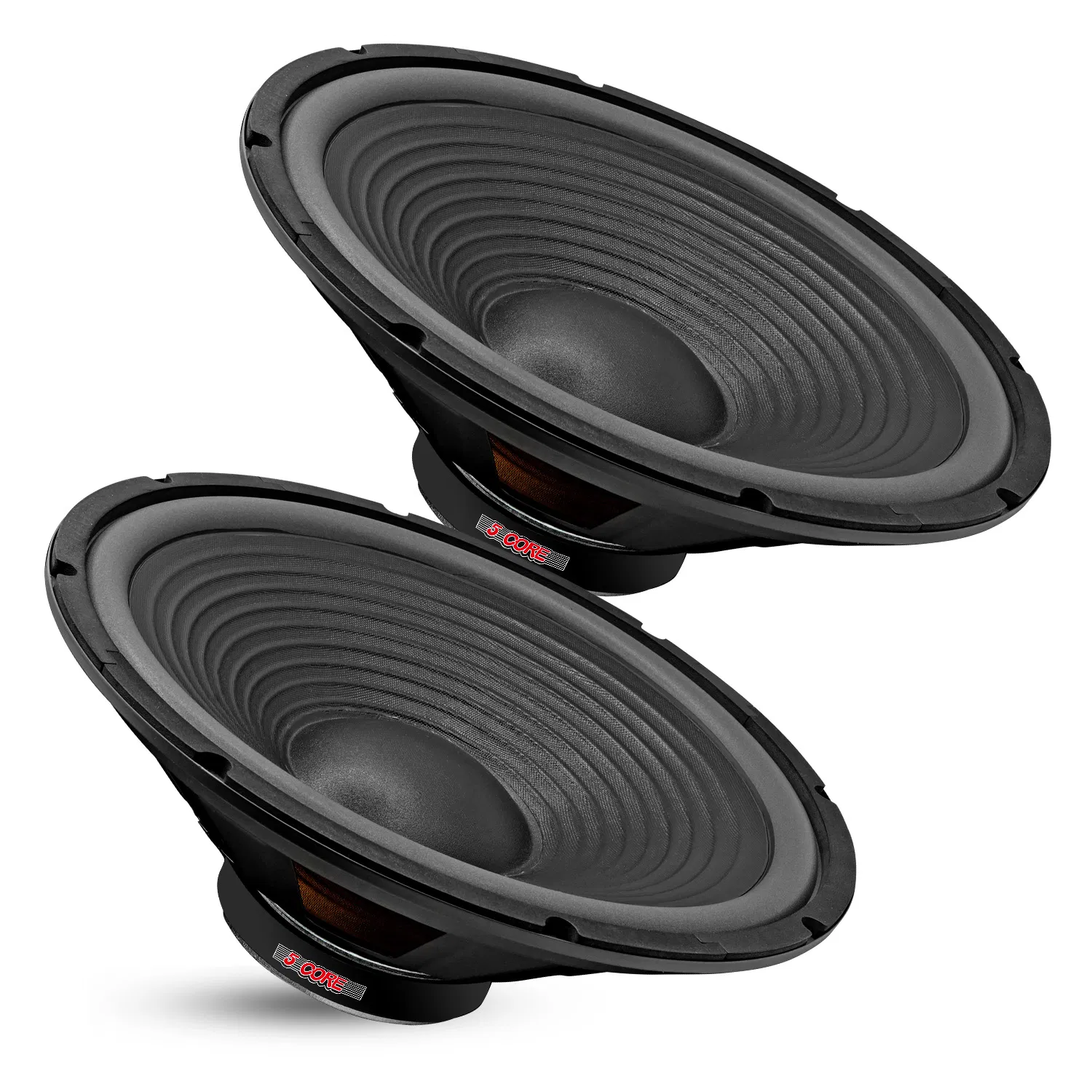 5 Core 15" Subwoofer Speaker Pair 450W MAX PA DJ Replacement Audio Sub Woofer 8Ohm Bass…
