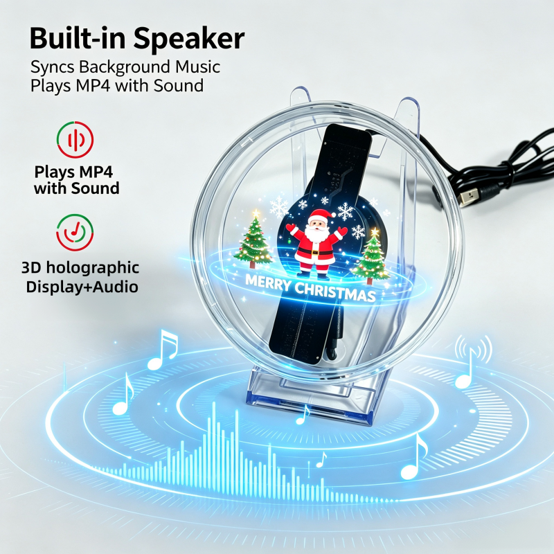 Wiilala Disesktop 3D Holographic Fan, 4.72 Inch 3D Holographic Fan With WiFi Projector…