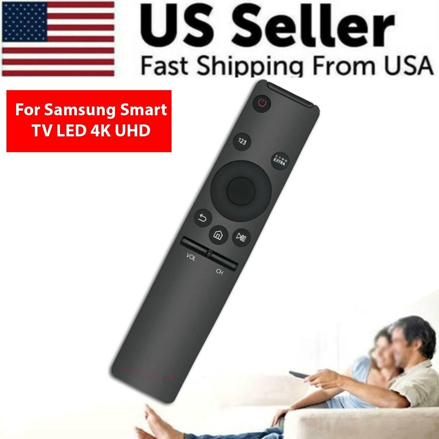 Replacement BN59-01259E Remote Control For Samsung Smart TV LED 4K UHD