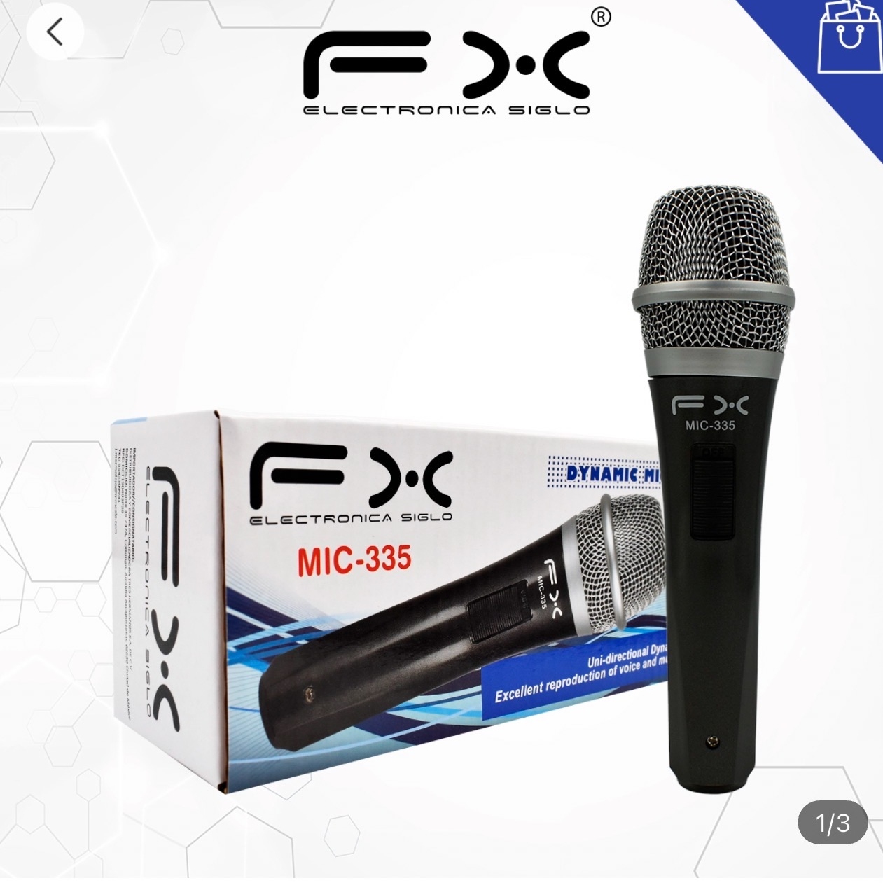 Dynamic Wired Microphone Karaoke For Home Singing 3m Connecting Cable