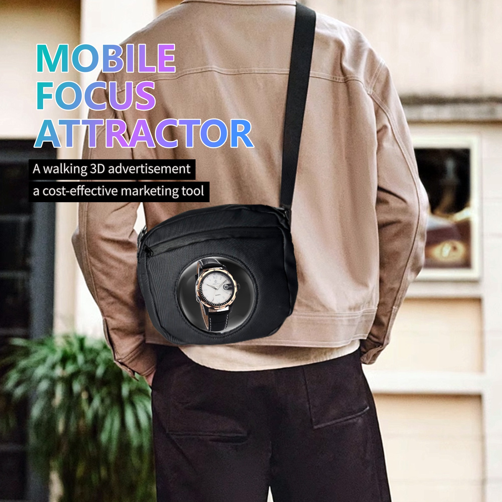 Wiilala 3D Holographic Backpack Mobile Outdoor Advertising Display Stereoscopic…