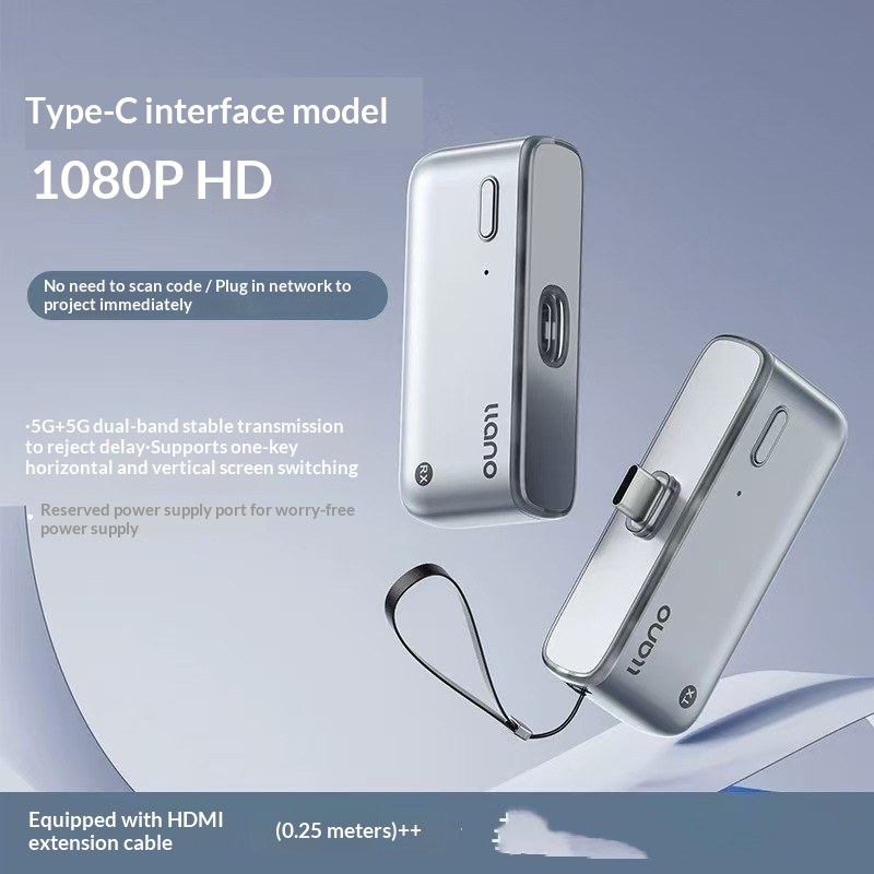Green Giant Type-C Wireless Mirroring Display HDMI Conference Screen-Mirroring Box For PCs