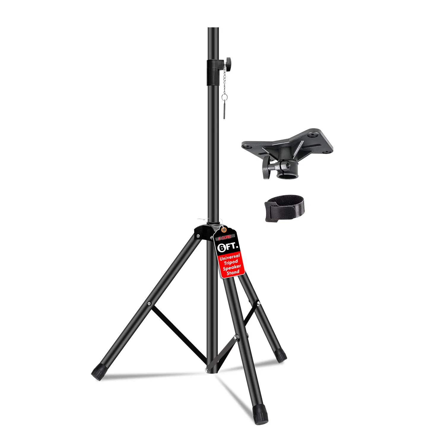5 Core Speaker Stand Tripod Floor Heavy Duty Adjustable Up to 72 Inch DJ Studio Monitor…