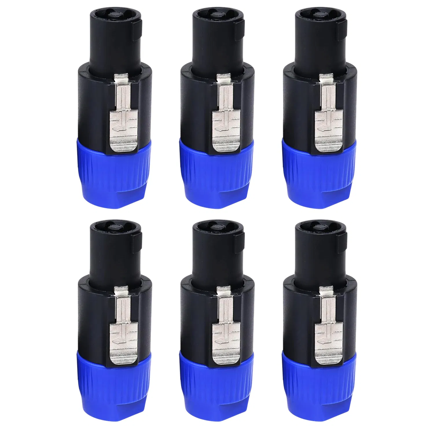5 Core Speakon Adapter 6 Pack Audio Jack Male Audio Pin Speaker Adapter Connector