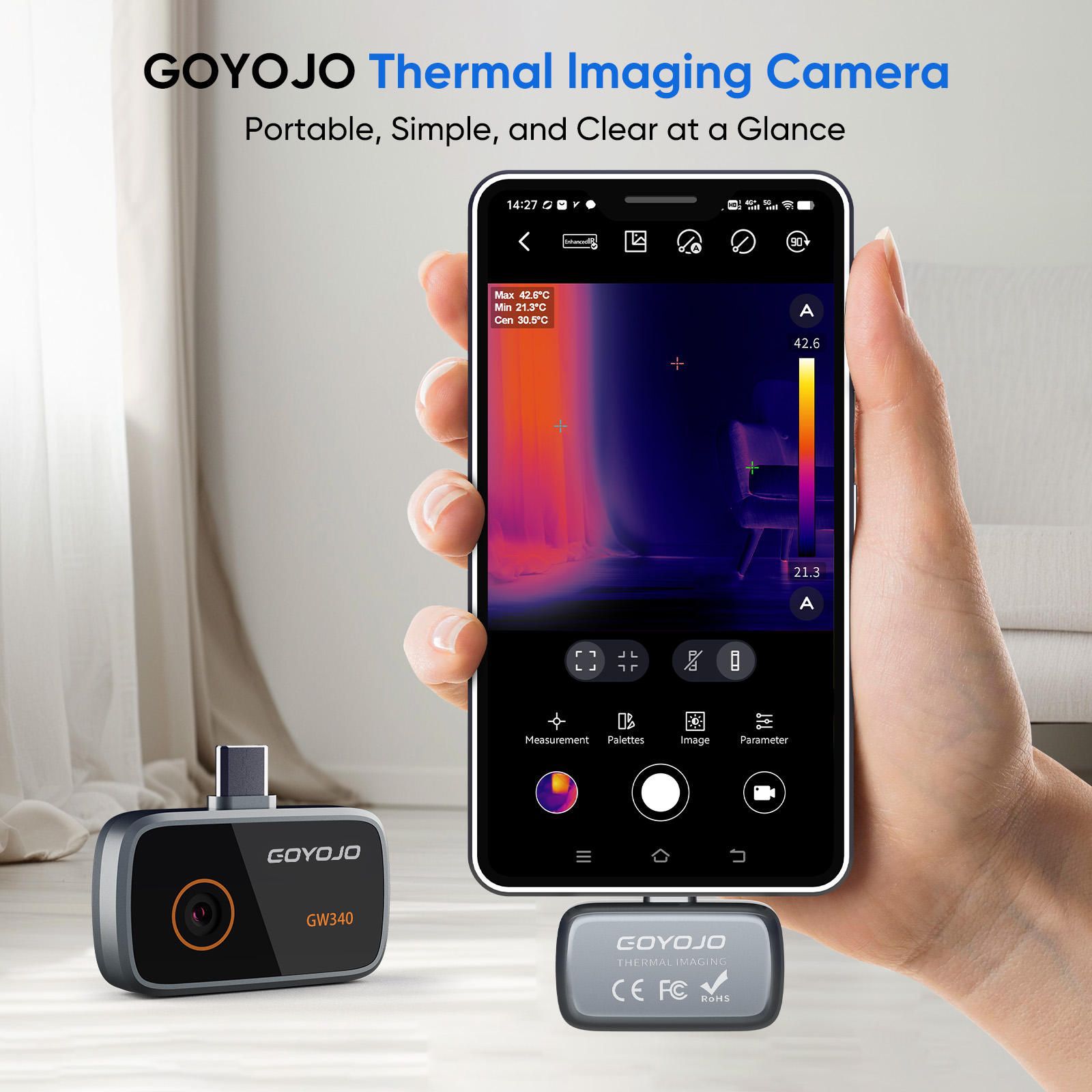 Mobile Line Infrared Thermal Imager