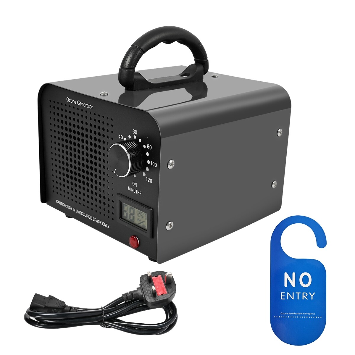 60000mg H Ozone Generator Machine Industrial Air Purifier Ozonator Ozonizer LCD