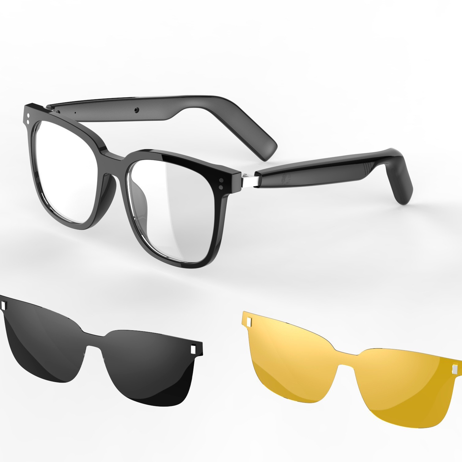 KP-Y102 Smart Glasses Day Night Use Air Conduction Waterproof Sweatproof 3-in-1…