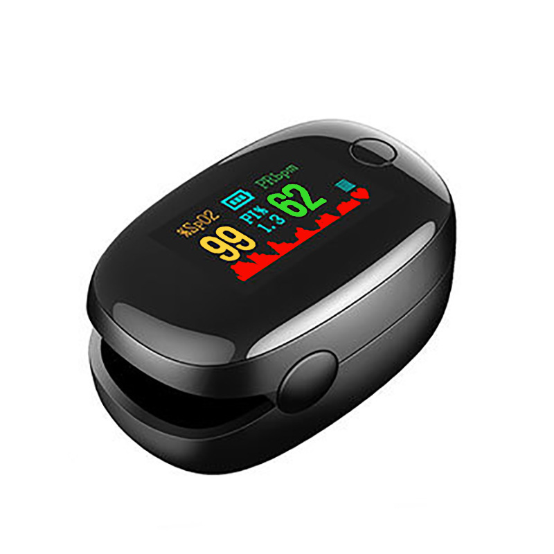 Fingertip Pulse Oximeter - OLED Display Blood Oxygen Saturation & Heart Rate Monitor With…