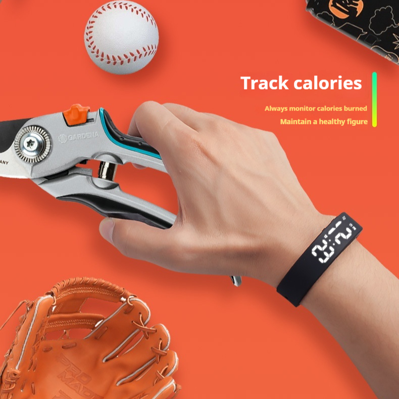Fitness Smart Bracelet Waterproof Pedometer LED Watch Vibration Alarm Student Childrens…