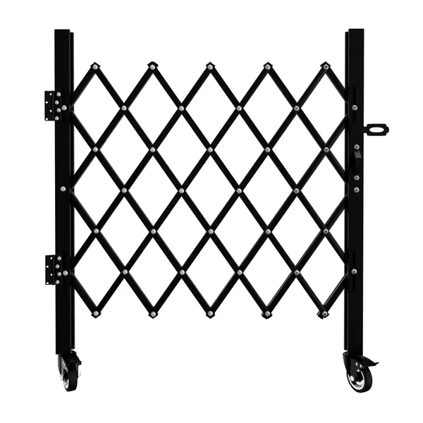 Foldable Security Gate, Expandable Safety Barrier With 360' Swivel Casters Lockable…