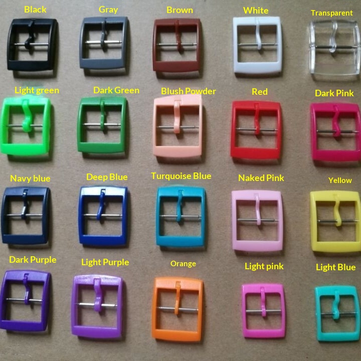Colored Plastic Pin Buckle Plastic Pin Buckle