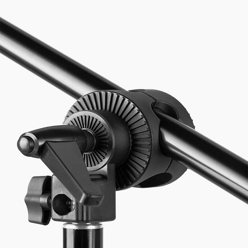Studio Photo Video Light Stand Telescopic Boom Arm Holder 360 With Sandbag -UK