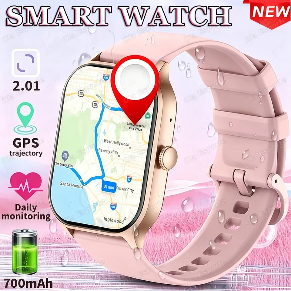 Smart Watch Women’s Bluetooth Call GPS Motion Heart Rate Sleep Record Outdoor Sports…