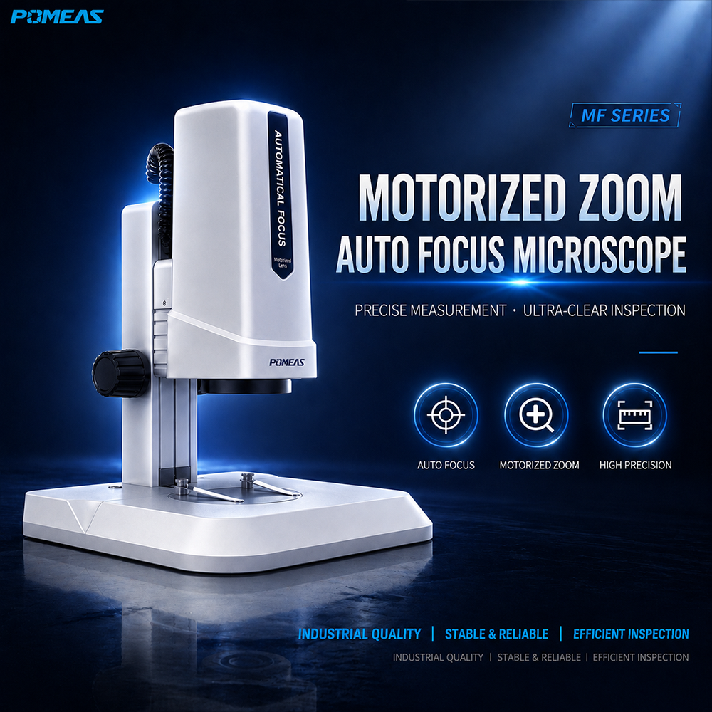 MF6020 Motorized Zoom Video Microscope For Industrial Inspection Precision Measurement…