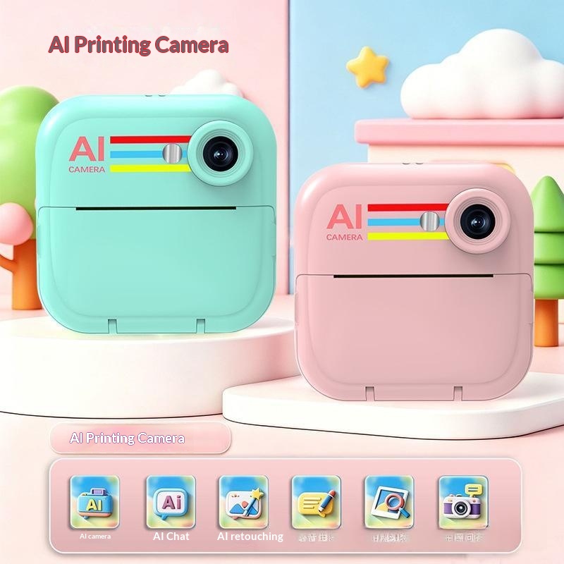 Voice-activated Color-printing High-definition Video-recording Smart Printing Camera For…