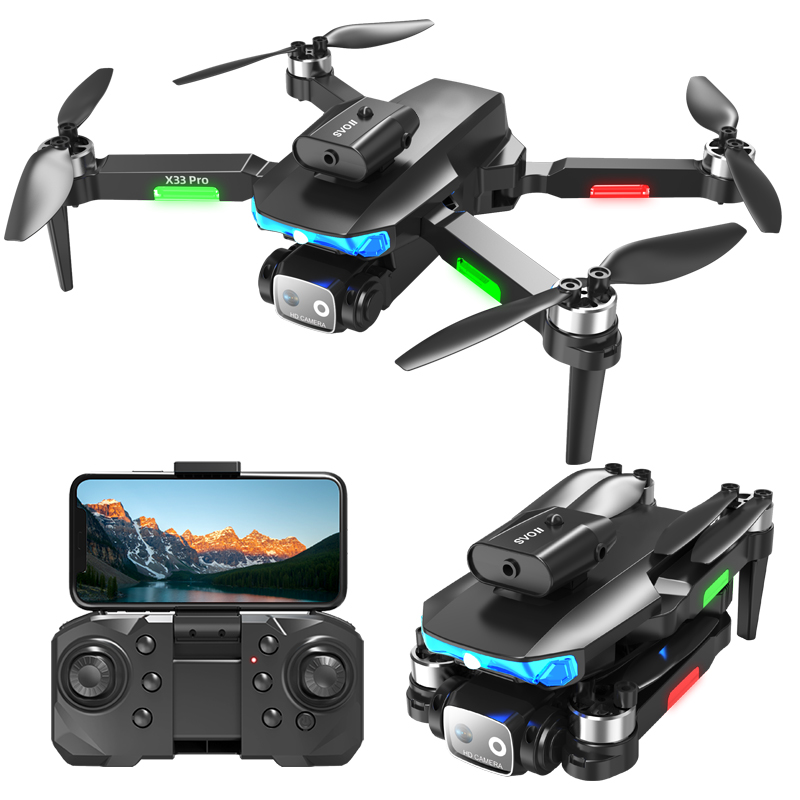 LF635 Dual Camera Dual Electric Drone -black