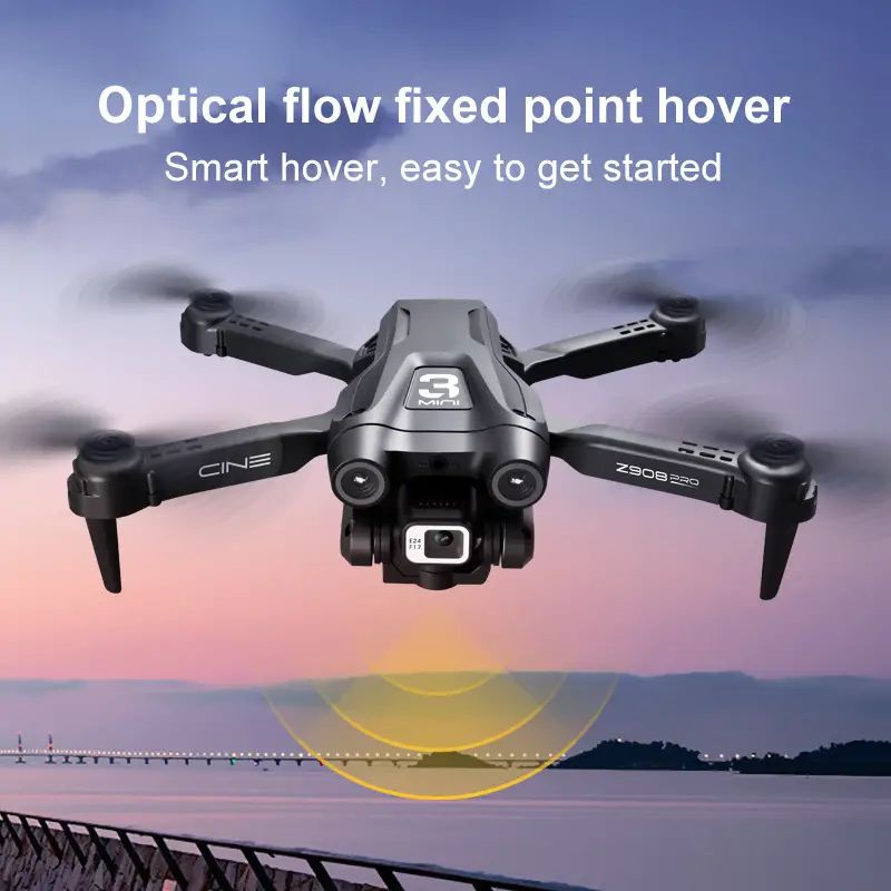 Z908 Dual Camera Dual Electric Drone -black