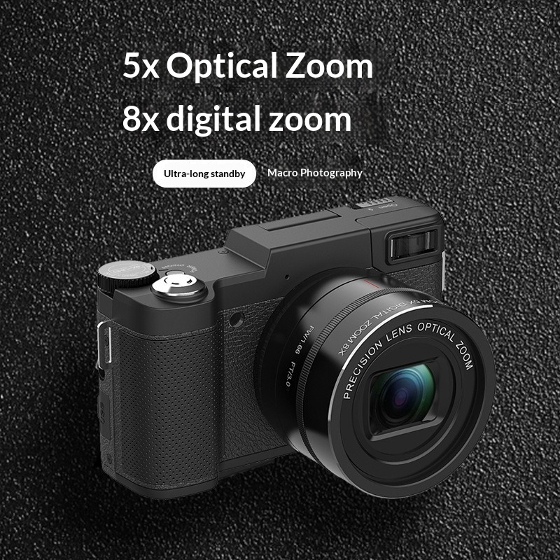 English language Version Of A High definition Digital Camera With 5x Optical Zoom