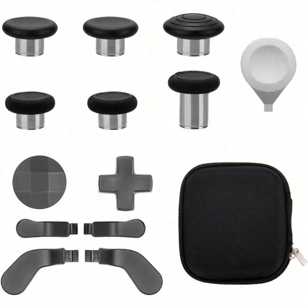 Elite 13-in-1 Metal Thumb Sticks Series, 2 Controller Accessory Sets, Gaming Accessory…