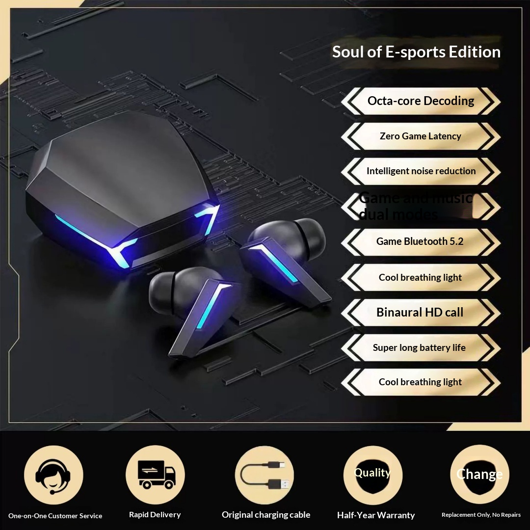 Explosion M10 Bluetooth Headphones Gaming ESports Eating Chicken Sports Headphones In-Ear…