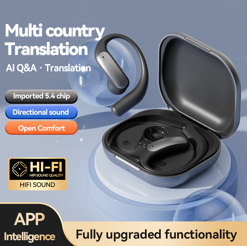 AI Translation Popular M122 Ultra Long Endurance Hanging Ear Type Low Latency High Sound…