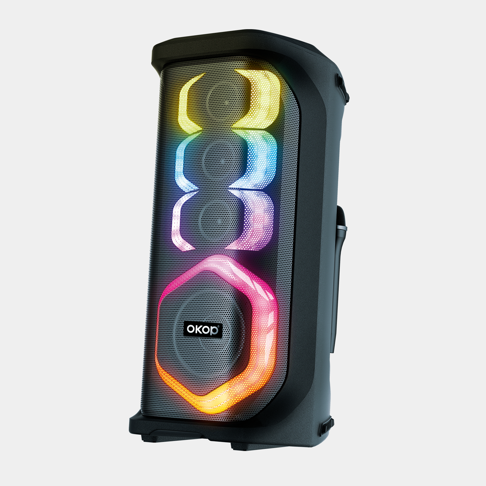 KP-8014 Hot-selling 80W High-power Outdoor Bluetooth Speaker With Dual Microphones…
