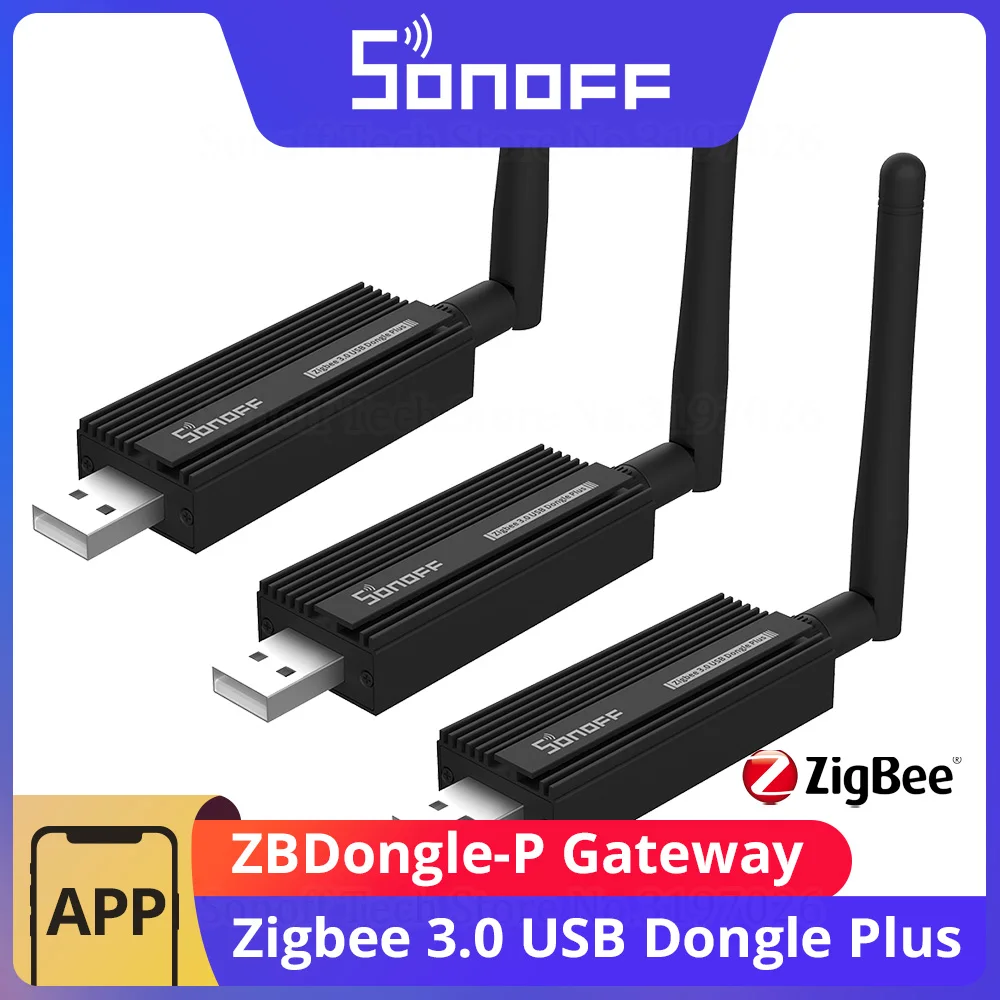 SONOFF zigbee gateway 3.0 ZBDongle-P USB Dongle Hub Matter Support Home Assistant…