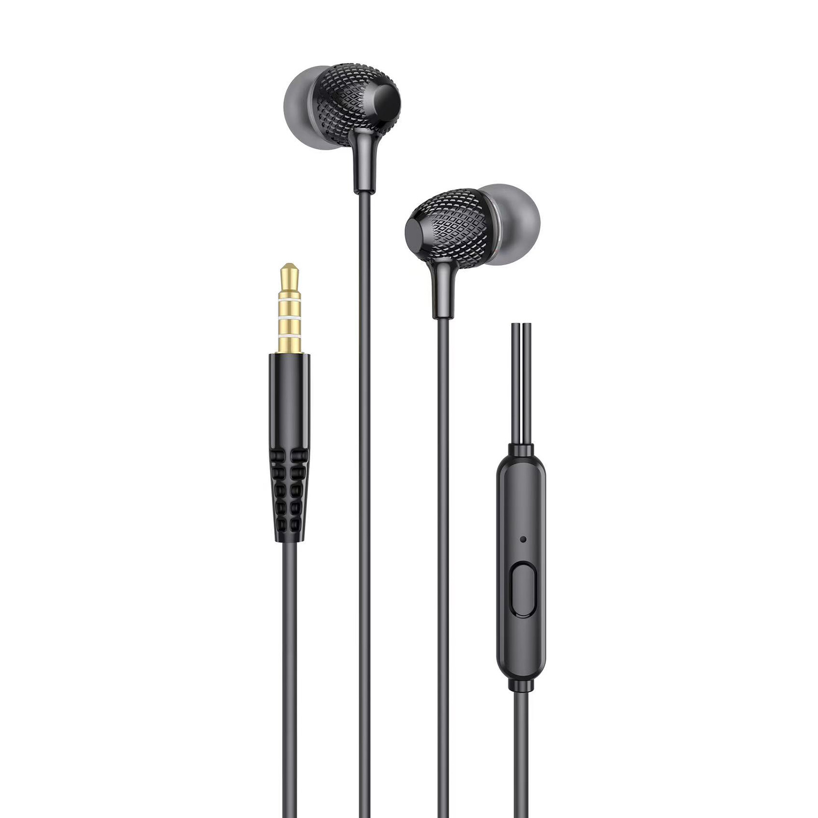 KP-241 Best-selling Wired In-ear Headphones With 3.5mm Jack Features High Sound Quality High Volume And Low Latency Ideal For Music And Gaming In Stock