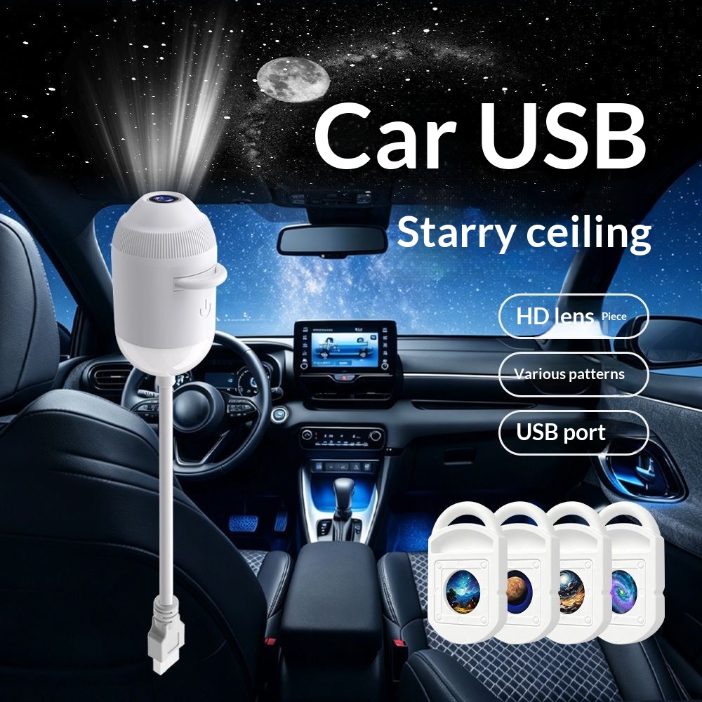 Starry Night Light Projector - Bedroom Ambiance Galaxy Star Projection Lamp for Romantic…