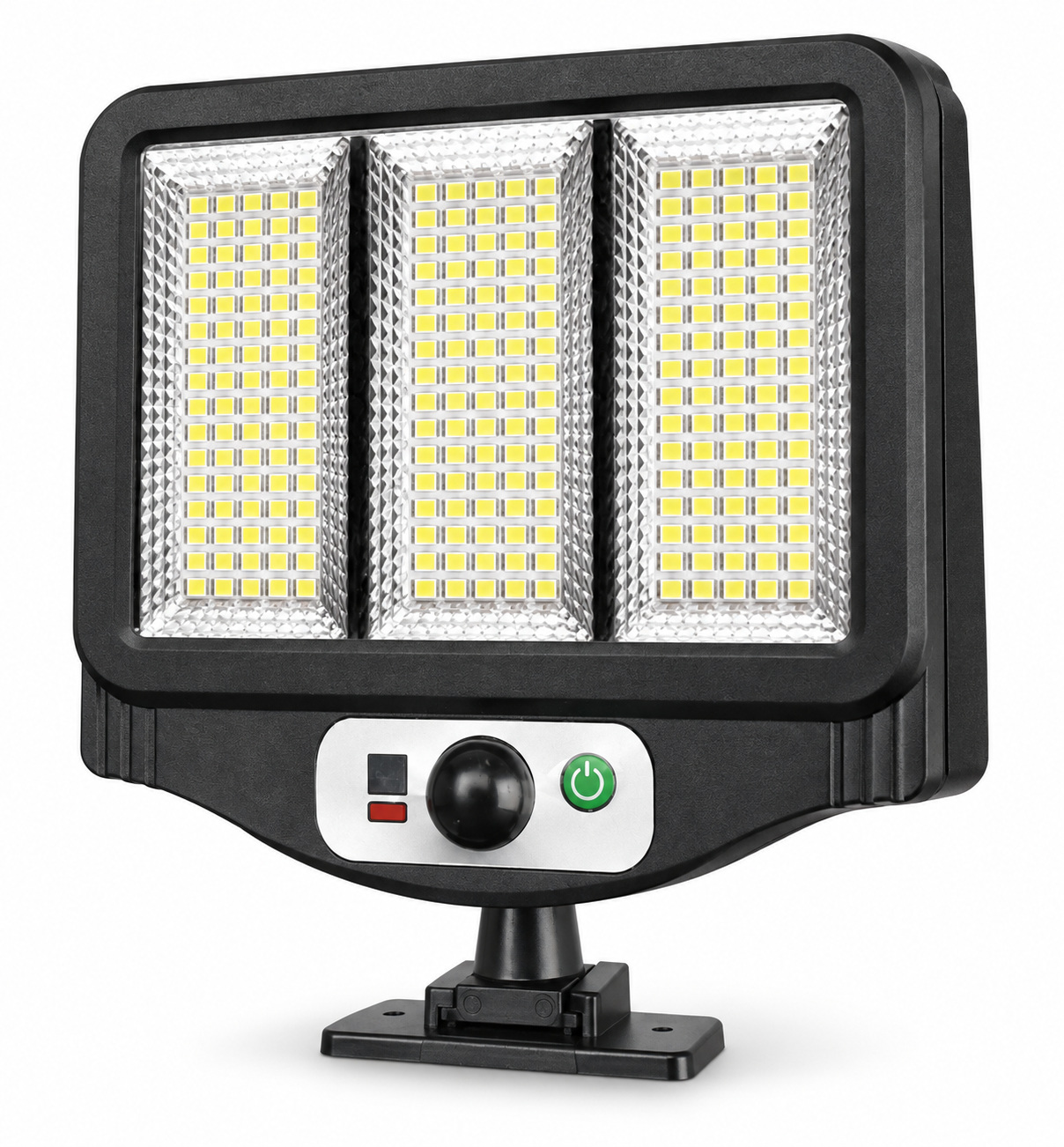 Solar Powered Rechargeable Motion Sensor LED Work Light 1500mAh For Auto W780 3 2 Hour