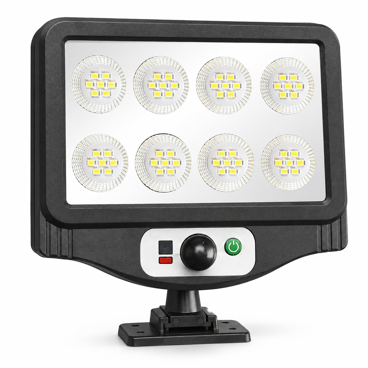 Solar Powered Rechargeable Motion Sensor LED Work Light 1500mAh For Auto W780 8 2 Hour
