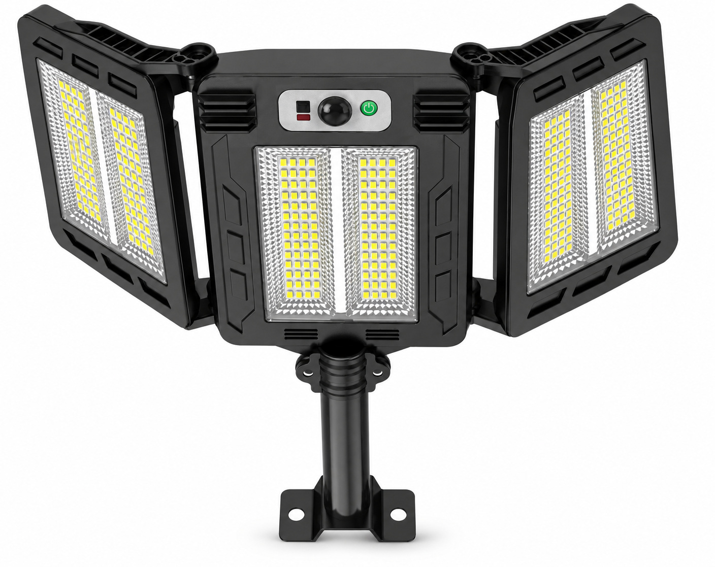 Solar Powered Rechargeable Motion Sensor LED Work Light 3000mAh For Auto W785 2 Battery…