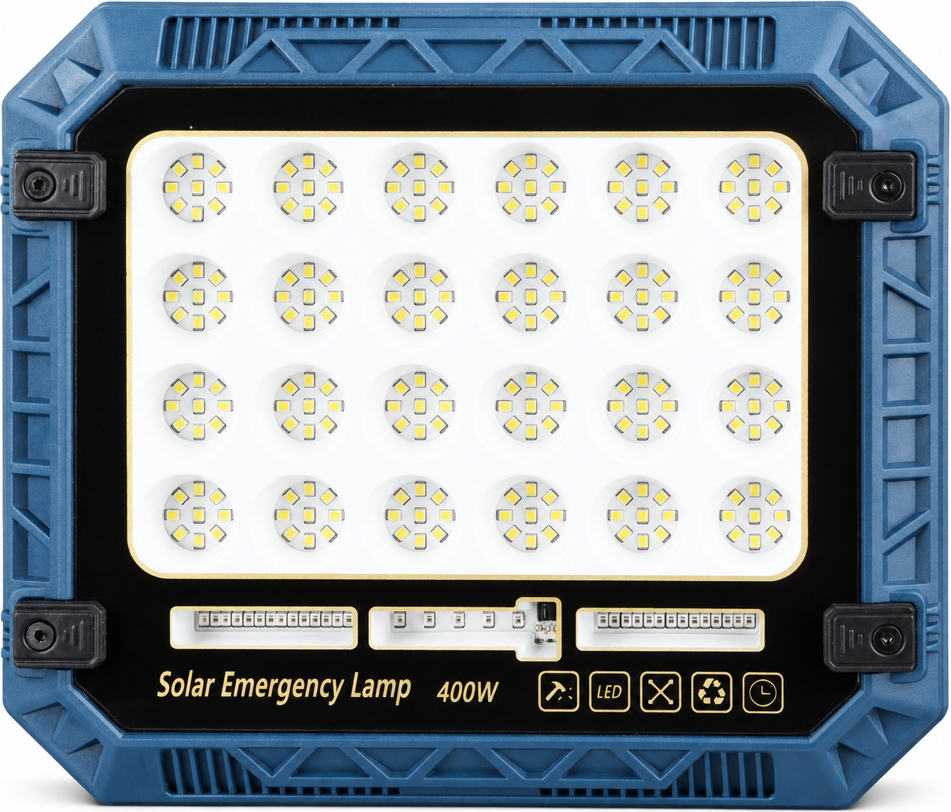 Solar Powered Rechargeable Battery Display 18650 W8112 3 Remote Control LED Flood Light…