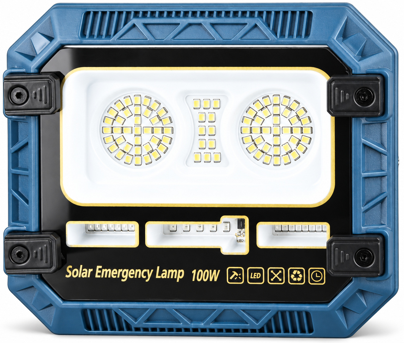 Solar Powered Rechargeable Battery Display 18650 W8115 1 3600mAh LED Flood Light 86 3 1W
