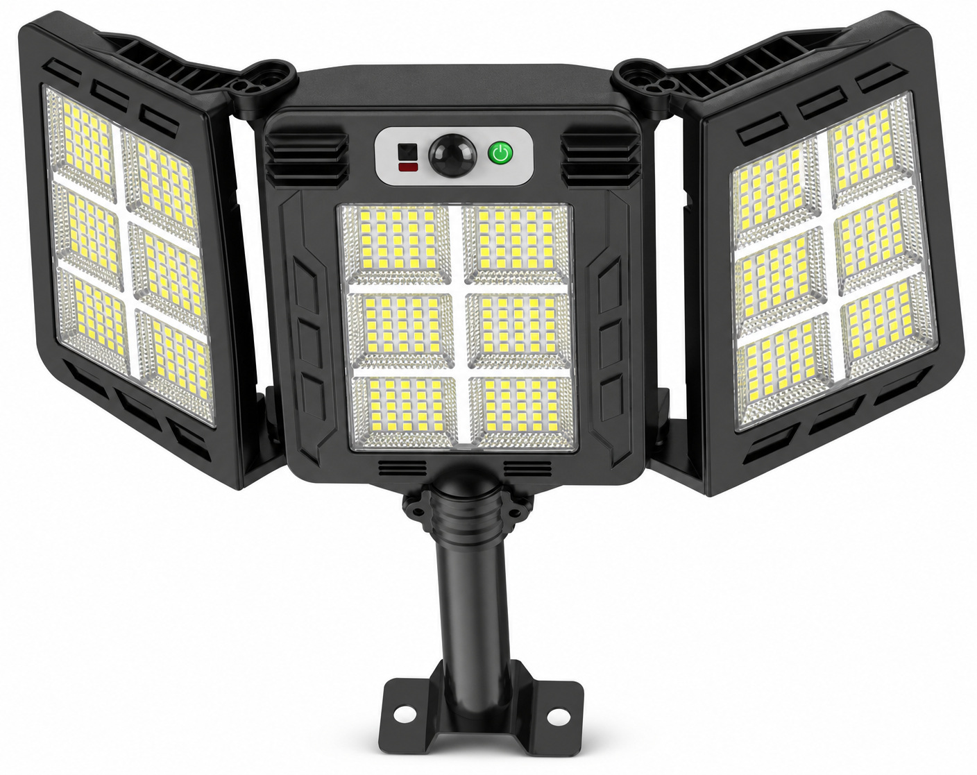 Solar Powered Rechargeable Motion Sensor LED Work Light 3000mAh For Auto W785 6 2 Hour
