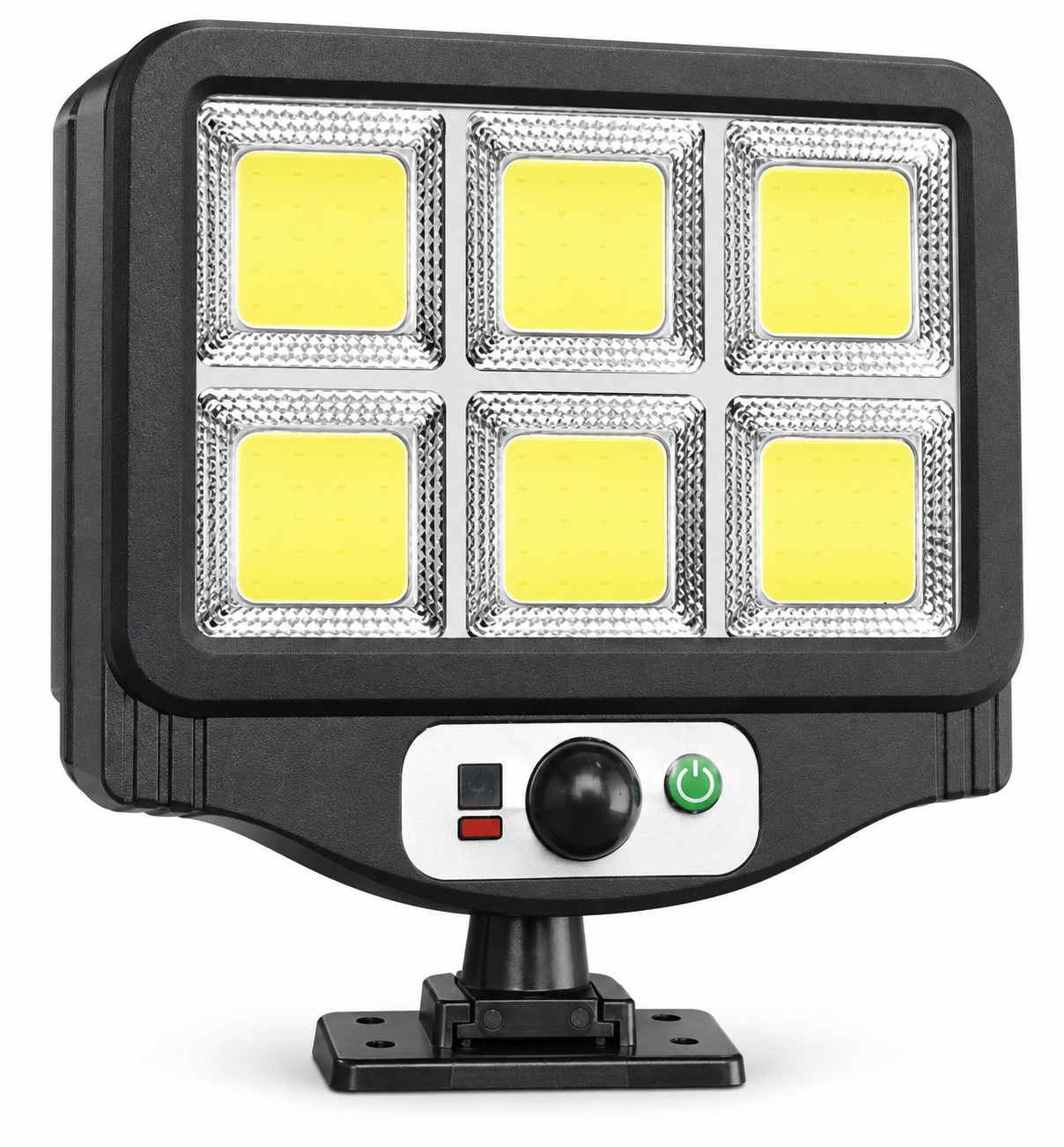 Solar Powered Rechargeable Motion Sensor COB LED Work Light 1500mAh For Auto W781 6 Street