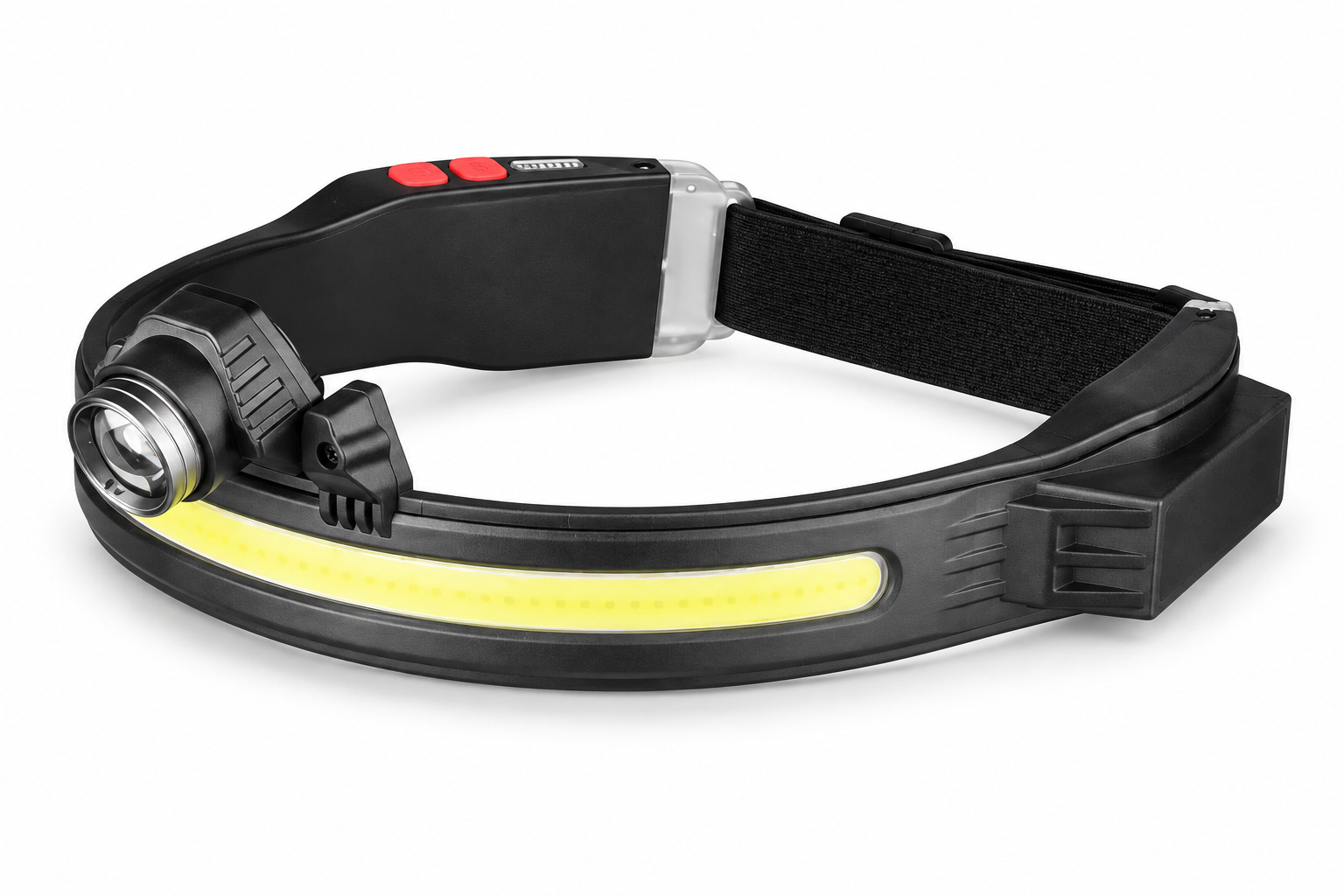 Rechargeable Zoomable Battery Display Type C LED Work Light 1200mAh W694 1 370LM Headlamp…