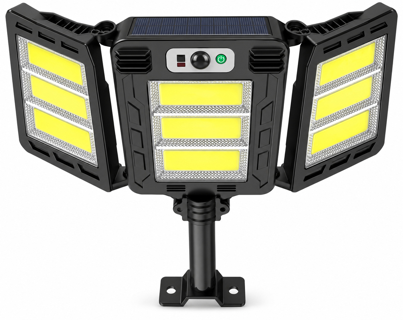 Solar Powered Rechargeable Motion Sensor COB LED Work Light 3000mAh For Auto W786 3 Street