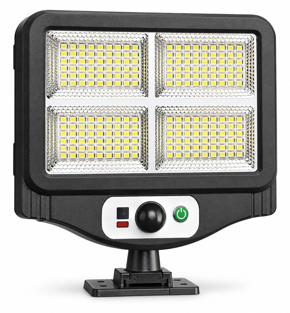 Solar Powered Rechargeable Motion Sensor LED Work Light 1500mAh For Auto W780 4 Street…