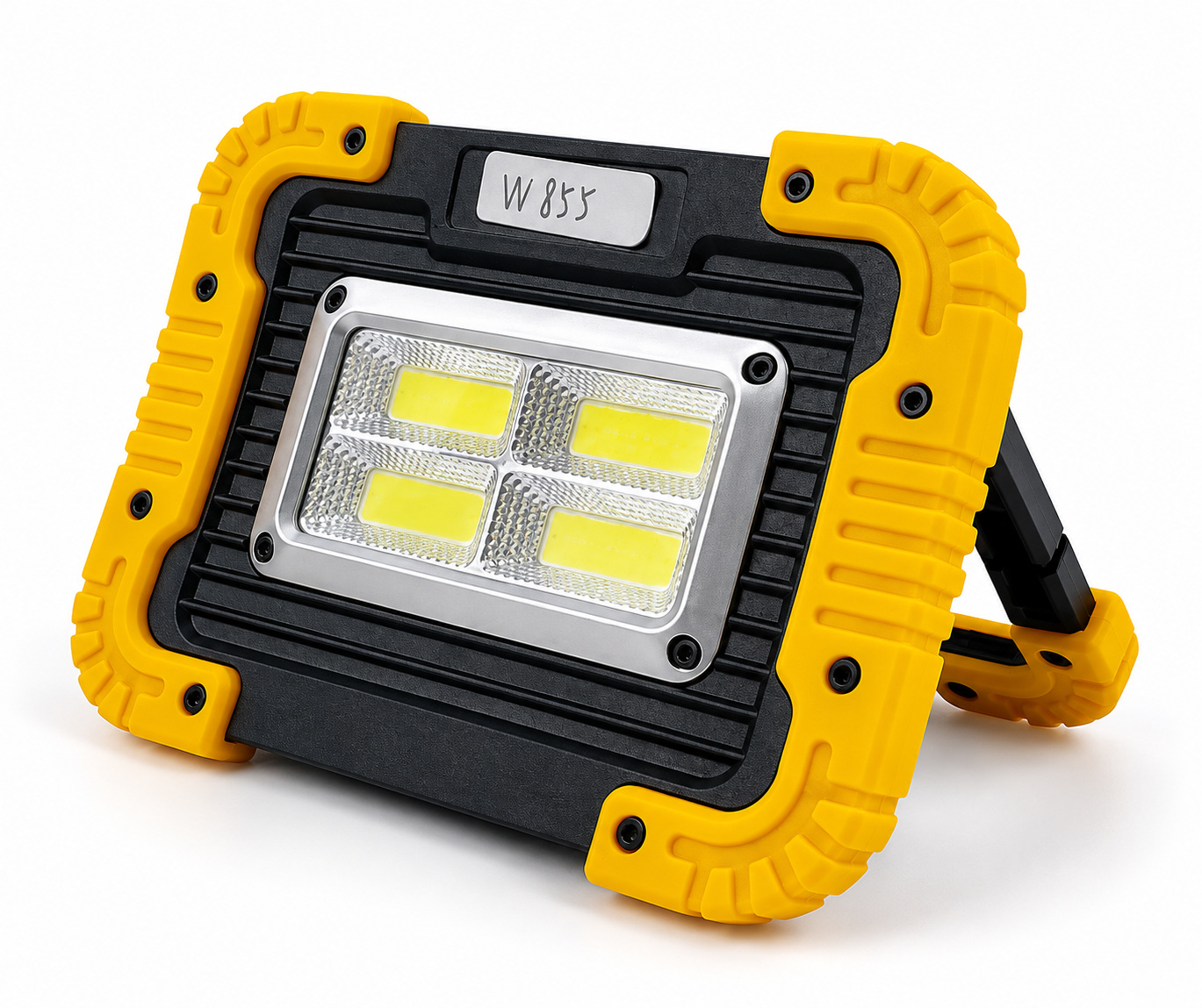 Solar Powered Rechargeable COB LED Flood Light W855 3x 18650 Battery 4 Hour Runtime 30W