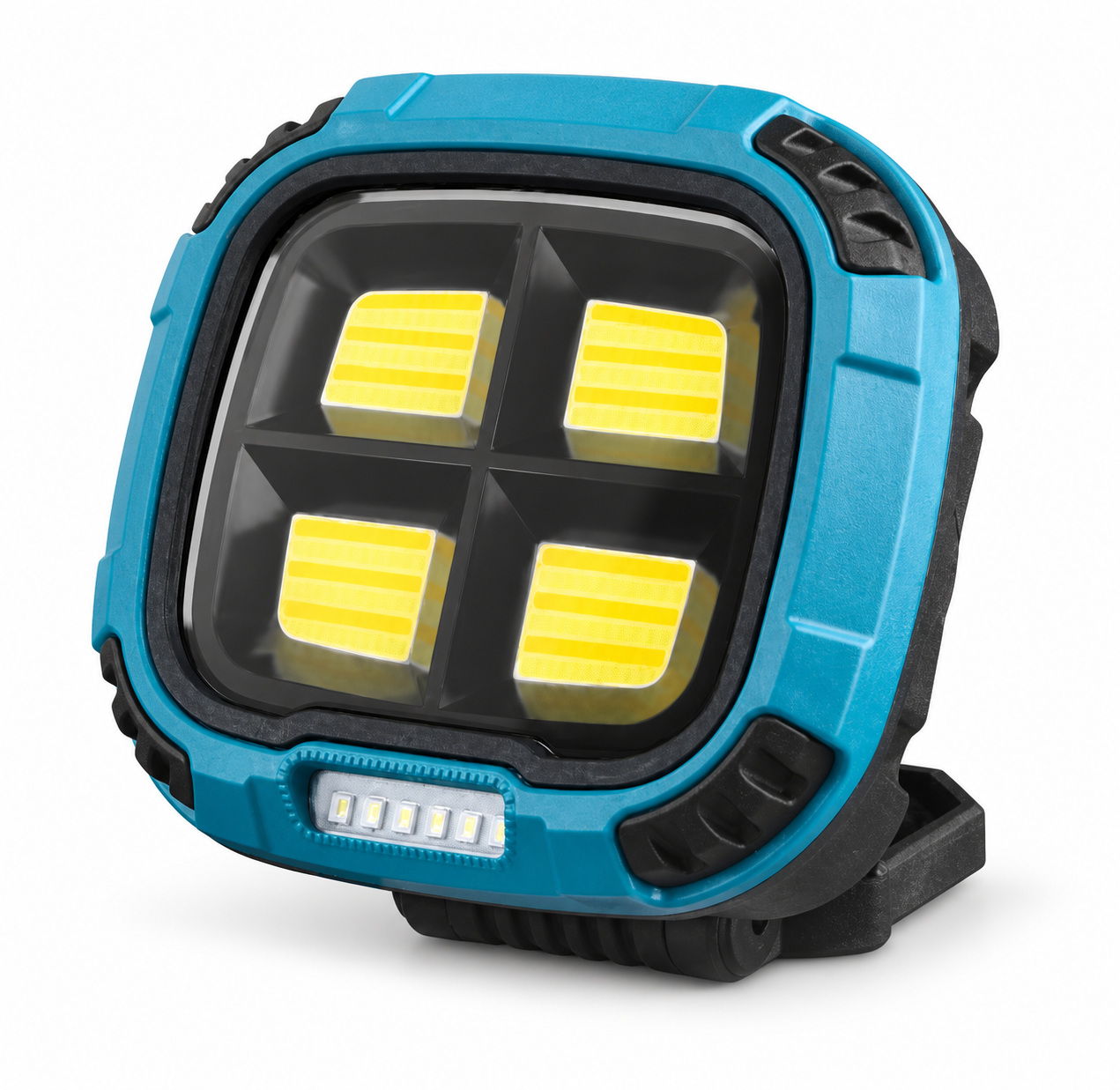 Rechargeable Magnetic Battery Display Type C LED Work Light Base Hanging W894 3 Hook Flood